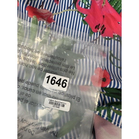 Charlie B Tropical Blouse Vacation Ruffle Resort Holiday Hawaii Cruise Summer XL - Picture 7 of 8